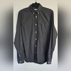 NNO7 Gray Button-Down Shirt Medium
